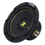 Subwoofer Kicker 50cwcd84 Compc Cwcd84 8 Pulgadas 400 Watts Máximo 200 Watts Rms 4 Ohms Doble Bobina Color Negro