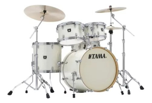 Tama Superstar Classic Ck50r-vws 20  Vintage Branco Brilho