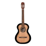 Guitarra Clasica Criolla Fonseca Modelo 25 De Estudio Color Esfumado Orientación De La Mano Derecha