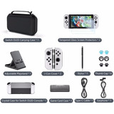 Kit De Accesorios Con Funda Para Nintendo Switch Oled 17 En