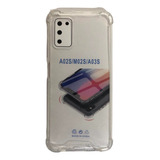 Funda Transparente Reforzada Camara Para  Samsung A02s 