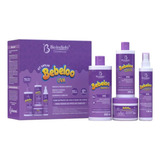 3 Kit Capilar Hidratação Bebeloo De Uva C/ Óleo De Coco