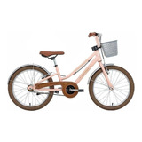 Bicicleta  De Passeio Infantil Nathor Mini Antonella Antonella Aro 20 Freios V-brakes Cor Rosa Com Descanso Lateral