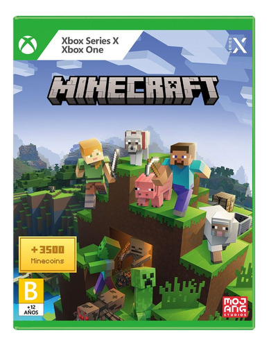 Minecraft +3500 Minecoins Xbox One - Series X Físico