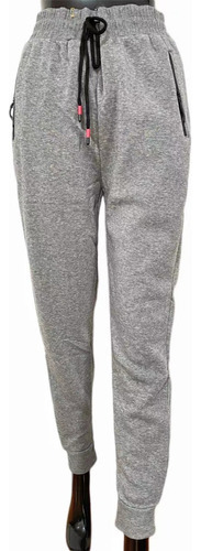 Pantalón Jogger Buzo Mujer Algodón Forro Polar  M A Xl