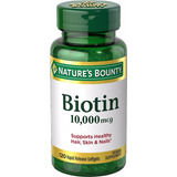 Biotina 10.000 Mcg Natures Bounty 120 Cápsulas Importado Eua