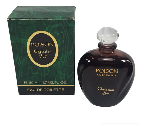 Perfume Poison 50ml Edt Christian Dior Versión Antigua 