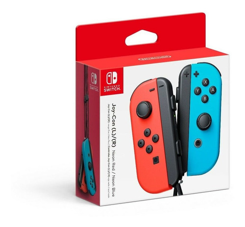 Control Joy Con Color Rojo/ Azul Neón Para Nintendo Switch