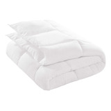 Edredon Premium Haussman De Plumat Twin Blanco Antialergico