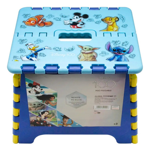 Piso Plegable Infantil Disney 100 Años Stitch Yoda Mickey