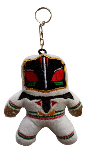 Llavero Máscara Sagrada - Peluche - Lucha Libre Mexicana