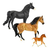 Conjunto De 3 Caballos  Mustang Español | Serie Freedom | Ju