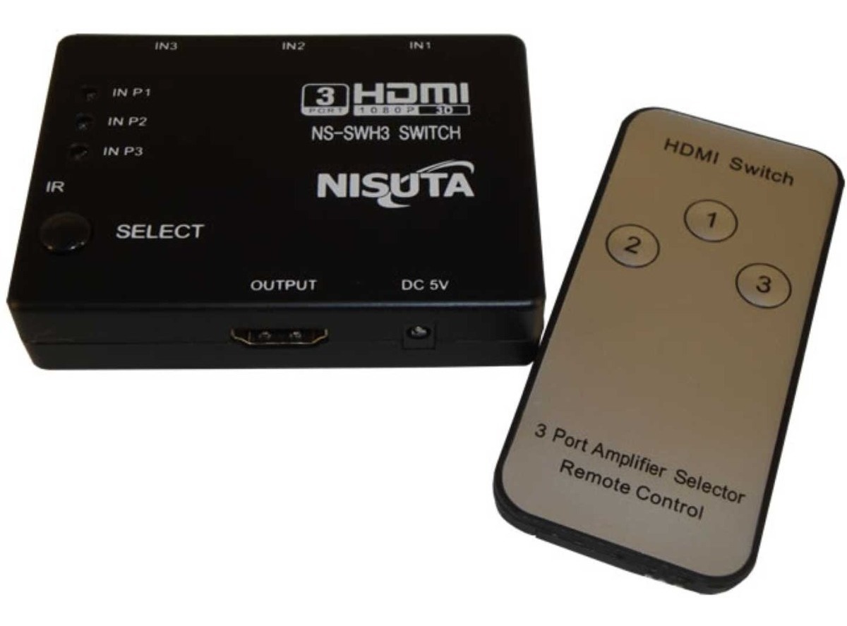 NISUTA NS-SWH3 SWITCH HDMI 3 PUERTOS