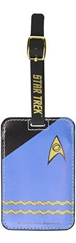 Star Trek Equipaje Uniforme De Etiqueta Azul.