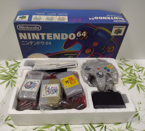 Nintendo 64 Completo Na Caixa Com 3 Jogoa Originais