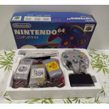 Nintendo 64 Completo Na Caixa Com 3 Jogoa Originais