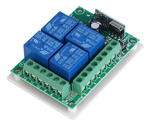 Módulo Receptor De Relé Universal Con Interruptor De Control