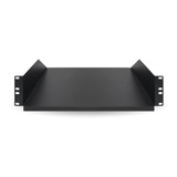 Charola Lisa Para Rack 2u X 35 Cms Brobotix 830733 - Negro