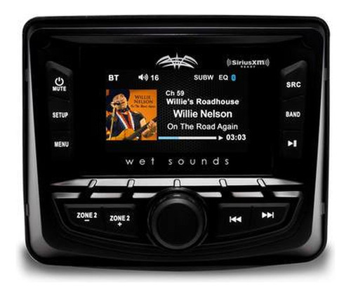 Estéreo Marino Wet Sounds Ws-mc-2 Bluetooth Fm Aux Usb