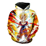 Sudadera Con Estampado Digital De Estilo Moderno Gohan Super