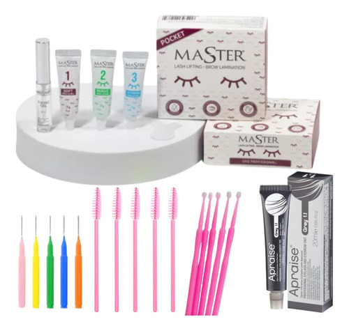 Kit Master Lash Lifting De Cílios Anvisa Original + Brindes