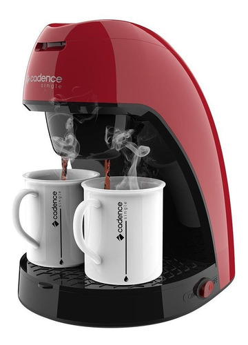 Cafeteira Cadence Single Colors Caf21 Semi Automática Vermelha De Filtro 127v