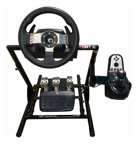 Suporte Cockpit Simulador Volante Logitech Thrustmaster