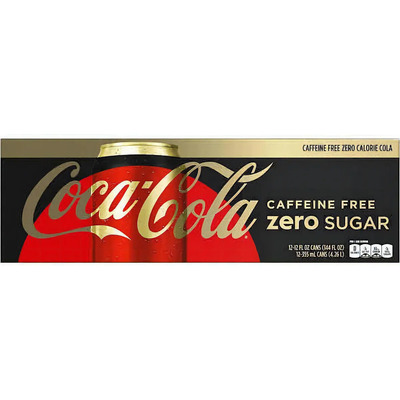 Refresco Coca Cola Zero Sugar Caffeine Free 12 Pack (355ml) | Envío gratis