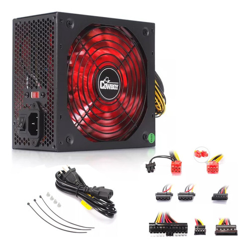 Fonte De Alimentação Atx Silenciosa Pc 115v/230v Kp-535 600w