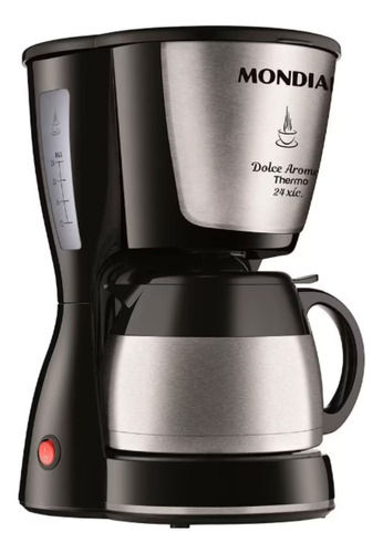 Cafeteira Eletrica Mondial C-33jt Dolce Arome Thermo Inox 