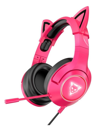 Ocelot Gaming Audífonos Gamer Ogh03 Multiplataforma 3.5 Rosa