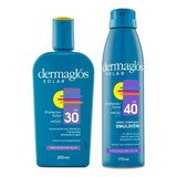 Dermaglós Combo Protector Solar Emulsión Fps30 Spray Fps40