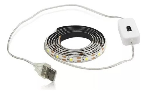 Tira Luz Led Blanca Con Sensor Para Cocina Baño Armario 2m