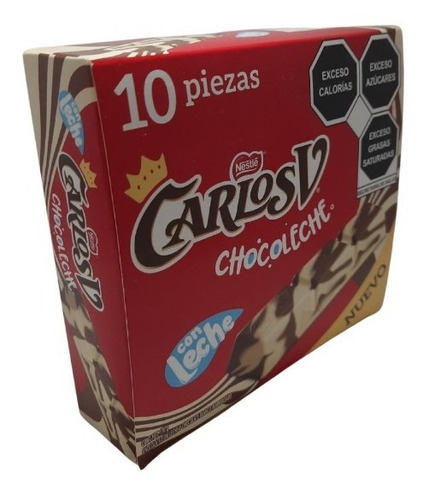 Chocolate Nestle Carlos V Chocoleche 10 Pz 170 G