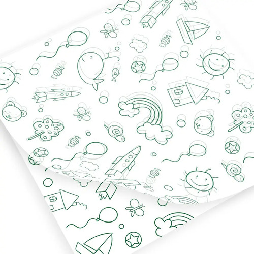 1000 Hojas Papel Grado Alimenticio Día Del Niño 30x30 Cm
