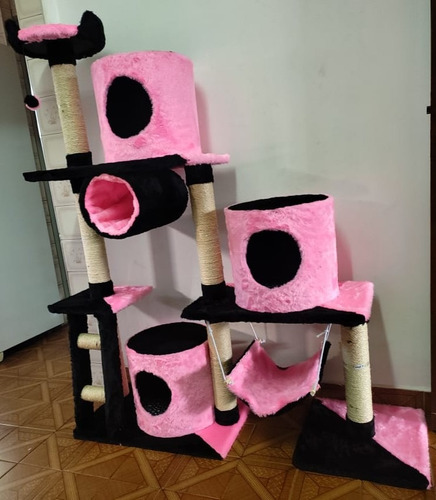 Arranhador Casa Para Gatos 3 Tocas