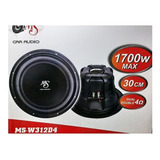 Bajo Ms Audio Ms-w312d4 12 Pulgadas 1700 W