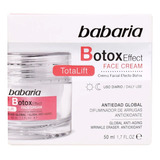 Babaria Crema Facial Efecto Botox 30ml Tipo De Piel Todo Tipo De Piel