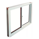 Ventana 120x100 Vidrio Entero Aluminio Blanco 