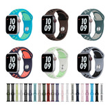 Pulseiras Silicone Para Apple Watch 40mm 38mm 42mm 44mm