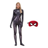 Body De Superhéroe De Lujo Para Mujer, Rojo Y Negro, Spiderm