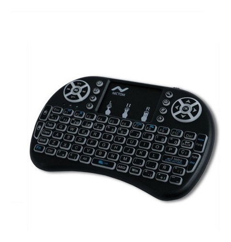 Mini Teclado Inalambrico Retroiluminado Recargable Touchpad