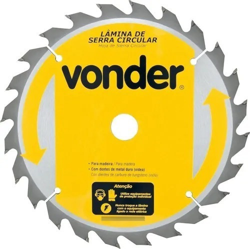 Disco De Serra Circular Vonder 400mm X 30mm 24 Dentes