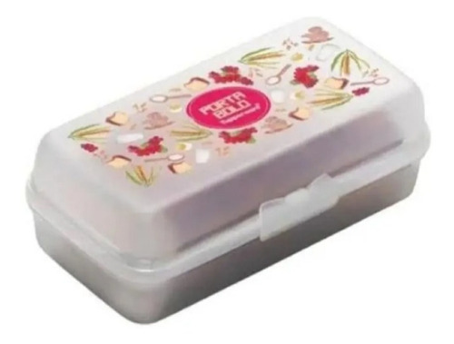 Porta Bolo Tupperware Pb Bistrô Floral Escolher Modelo