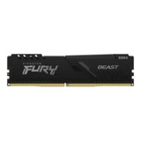 Memoria Ram Fury Gamer Color Negro 4gb 1 Hyperx