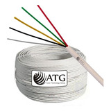 Cable Instalacion Alarmas Atg 100% Cobre 2 Pares 200 Mts