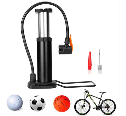 Mini Inflador Bicicleta Portatil Pie Y Valvula Universal Bn1