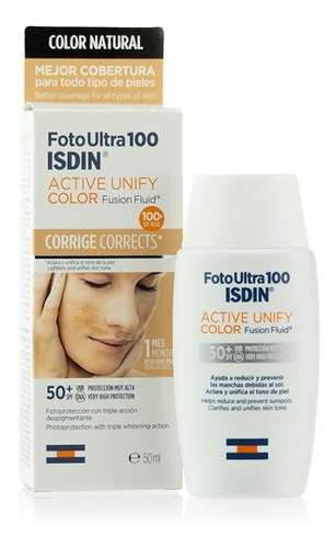 Isdin Fotoultra 100 Active Unify Color 50 Ml