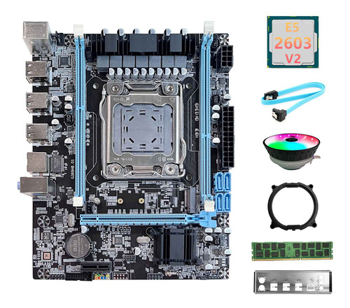 Placa Base X79 V389+cpu E5 2603 V2+ddr3 Recc 4 Gb De Ram+rg