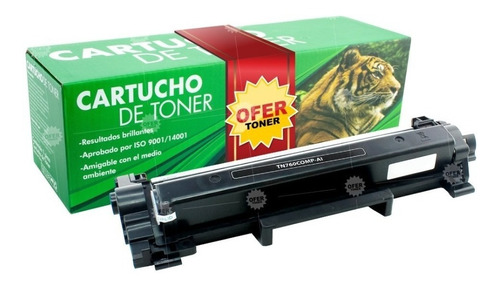 Toner Tigre Tn760 Compatible Con Brother Mfc L2730dw
